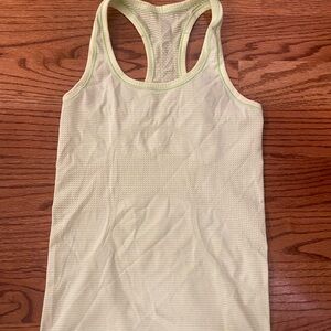 Lululemon Athletica Light Cream Tank Top